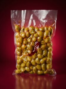 Olivre vert au Thym - 500g - الزيتون الاخضر بالزعتر